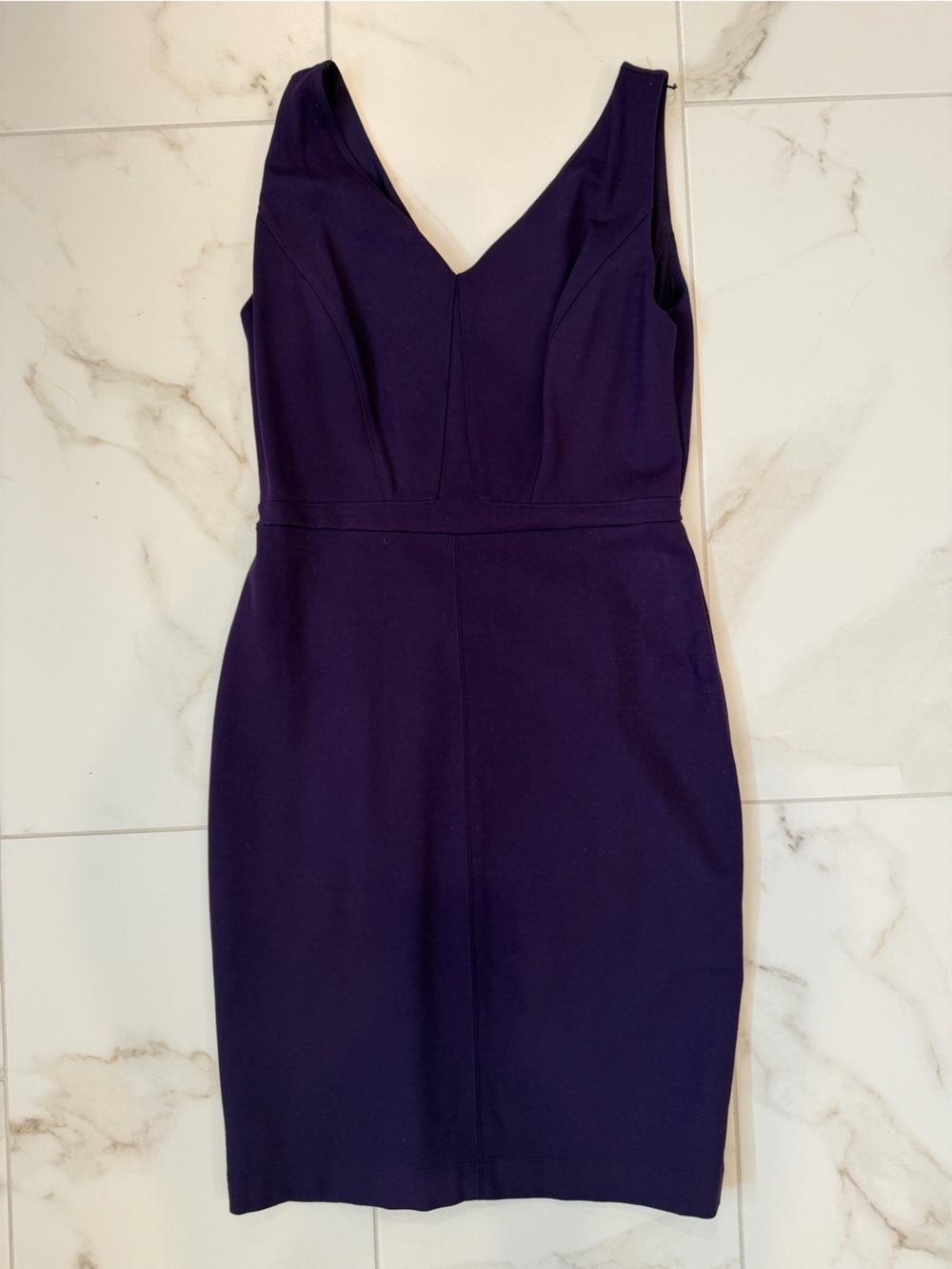 White House Black Market Deep Purple Pencil Skirt
